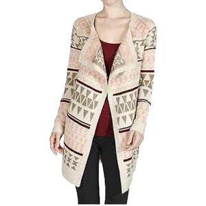 Active Los Angeles Women’s Boho Open Cardigan Long Sleeves Size S